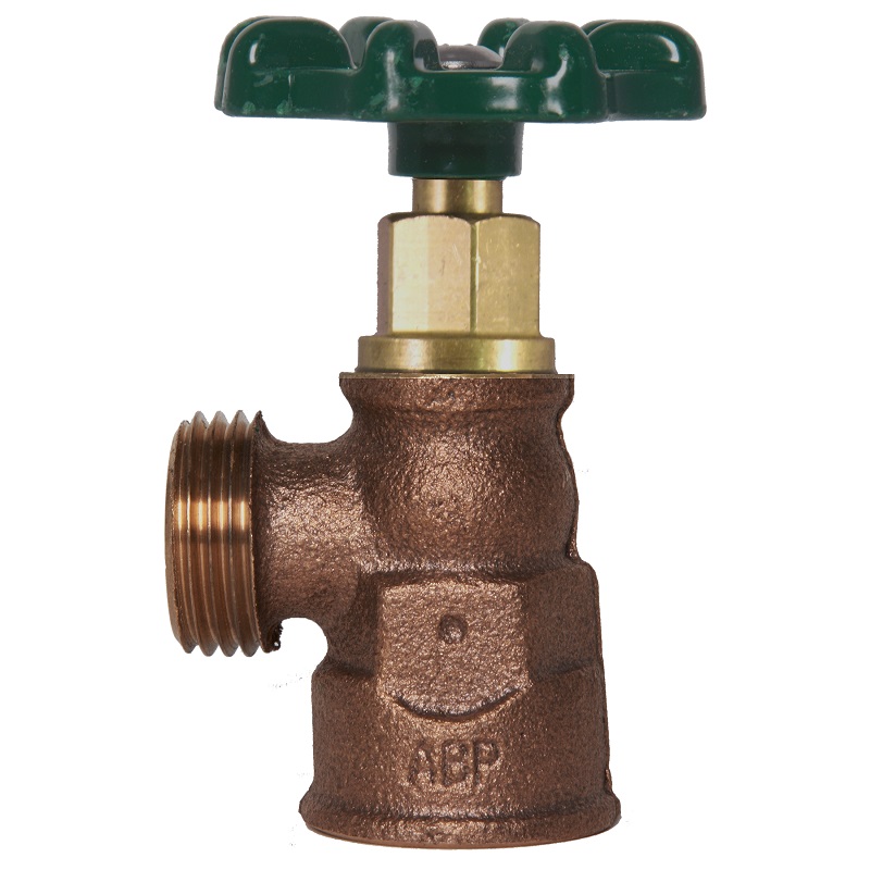 The Arrowhead Brass 220LF boiler drain series has a ¾” Female Iron Pipe (FIP) connection.