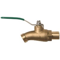 The Arrowhead Brass 252BVLF ball valve hose bibs are made from high-quality lead-free brass and feature bi-directional operation.