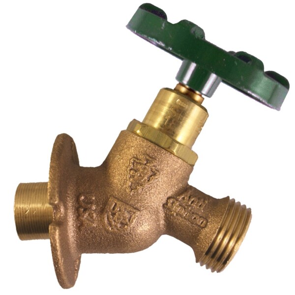 The Arrowhead Brass Arrow-Breaker® 365SWLF sillcock has a ¾” copper sweat connection with built-in anti-siphon vacuum breaker technology.