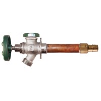 The Arrowhead Brass 421LF series anti-siphon frost-proof hydrants have a ¾” Wirsbo inlet.