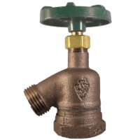 The Arrowhead Brass 930LF garden valve has a 1” FIP connection.