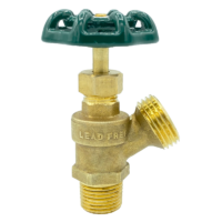 Arrowhead Brass BD50M boiler drains are made from high-quality lead-free brass and are for use in low-pressure potable water systems. The BD50M has a ½” male iron pipe (MIP) connection.