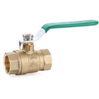 The Arrowhead Brass BV100F ball valves have QuickTurn handles for easy on/off functions.