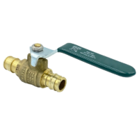 Arrowhead Brass BV50U ball valves have QuickTurn handles for easy on/off functions. The BV50U is lead-free, full port, and is ½” Uponor.