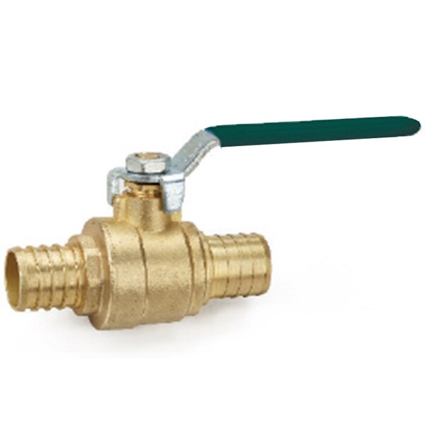 The Arrowhead Brass BV50X ball valves have QuickTurn handles for easy on/off functions. The BV50X is lead-free, full port, and is ½” PEX.