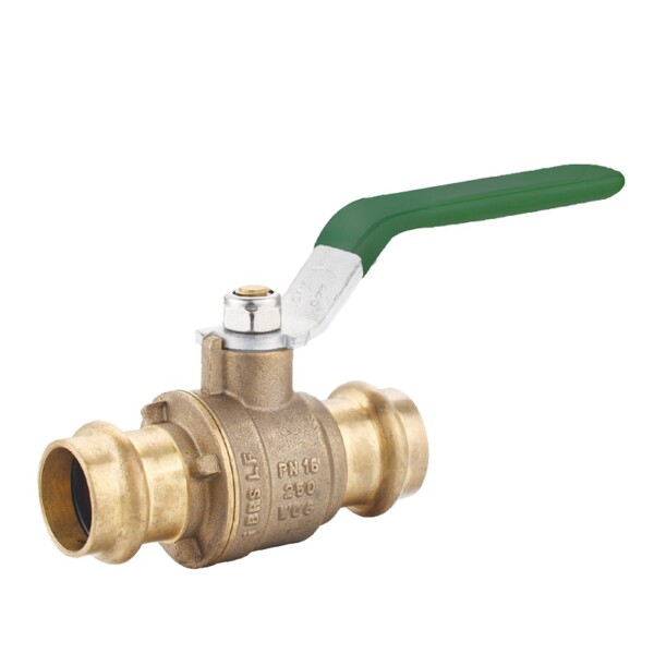 The Arrowhead Brass BV75P ball valves have QuickTurn handles for easy on/off functions. The BV75P is lead-free, full port, and is ¾” press-fit.