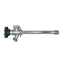 The Arrowhead Brass FA50M04 frost-free sillcocks feature a ½” male iron pipe (MIP) inlet x ¾” hose thread outlet.