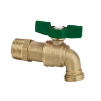 The Arrowhead Brass HB75M-QT standard hose bib is made from heavy patterned lead-free brass and is available in ¾” male iron pipe (MIP).