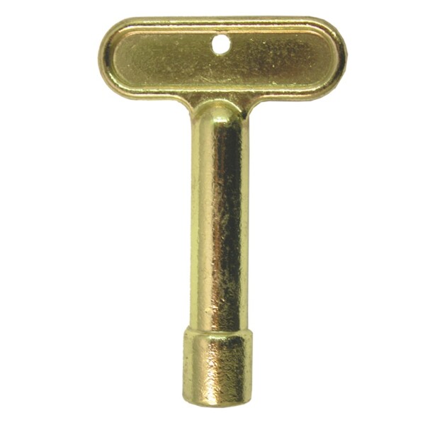 Arrowhead Brass PK1340 polished brass replacement log lighter key for Arrowhead Brass 258 and 259 log lighter kits.