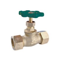 The Arrowhead Brass SV50C is constructed of lead-free brass and has a ½” (5/8” OD) compression connection.