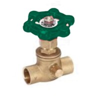 The Arrowhead Brass SV50S-W is constructed of lead-free brass and has a ½” sweat (5/8” OD) connection with drain.