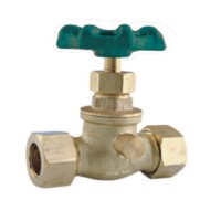 The Arrowhead Brass SV75C-W is constructed of lead-free brass and has a ¾” (5/8” OD) compression connection with drain.