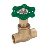 The Arrowhead Brass SV75S is constructed of lead-free brass and has a ¾” sweat (5/8” OD) connection.
