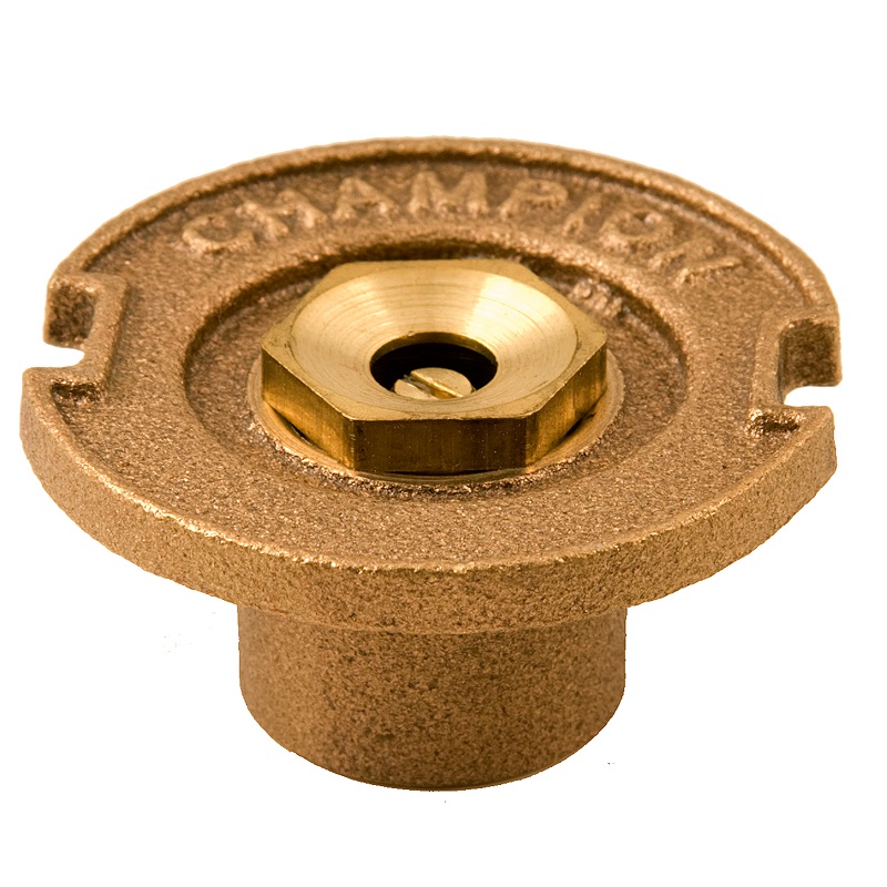 The Champion Irrigation 17 series brass flush sprinklers are made of durable brass construction. The 17 series comes in various sizes that include full-circle spray, half-circle spray, one-quarter circle spray, and three-quarter circle spray.