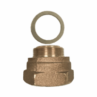 Arrowhead Brass PK1240 Replacement Brass Inlet Base Nut for Garden Valves