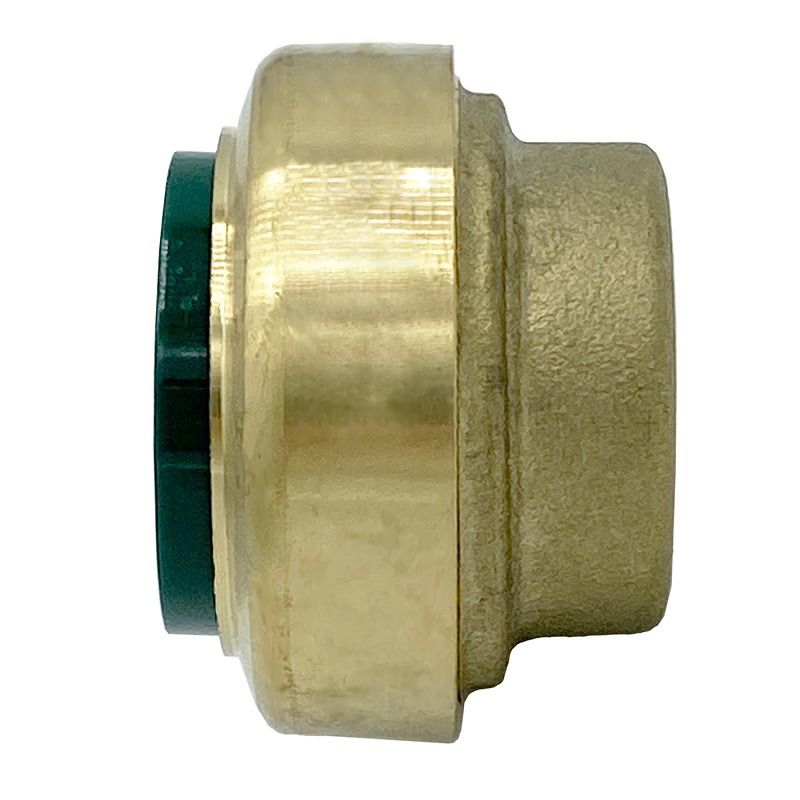 Arrowhead Brass RGP100 push-fit plug adapters are lead-free and allow for ease of installation on copper, CPVC, and PEX within seconds. The RGP100 is 1”.