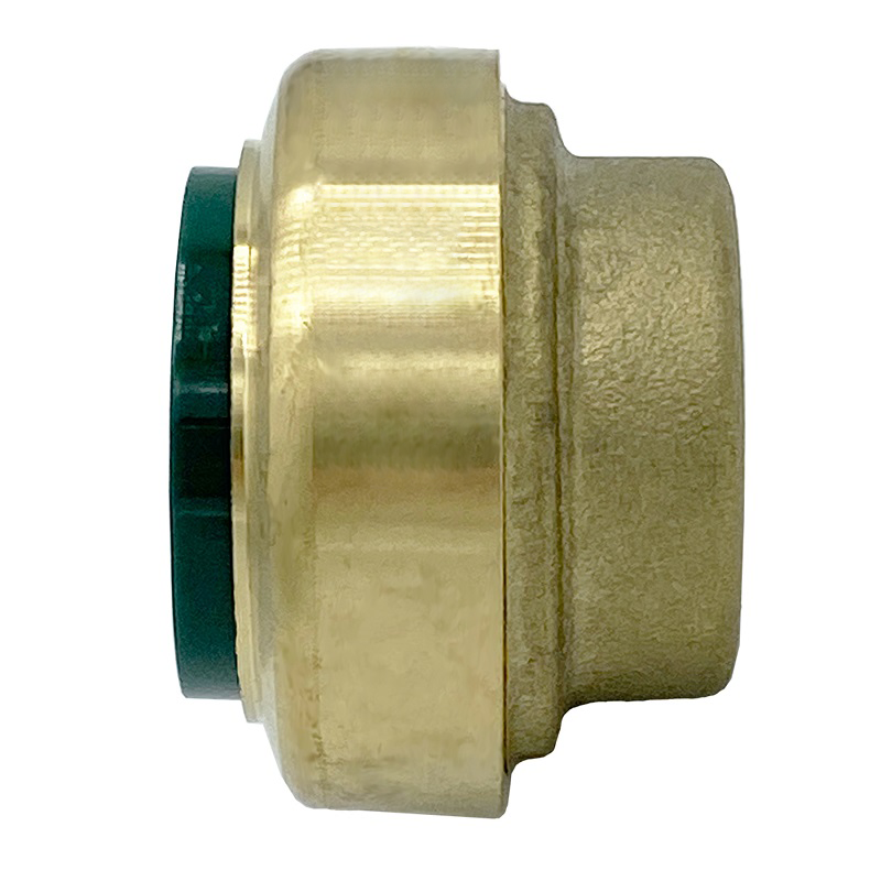 Arrowhead Brass RGP75 push-fit plug adapters are lead-free and allow for ease of installation on copper, CPVC, and PEX within seconds. The RGP75 is ¾”.