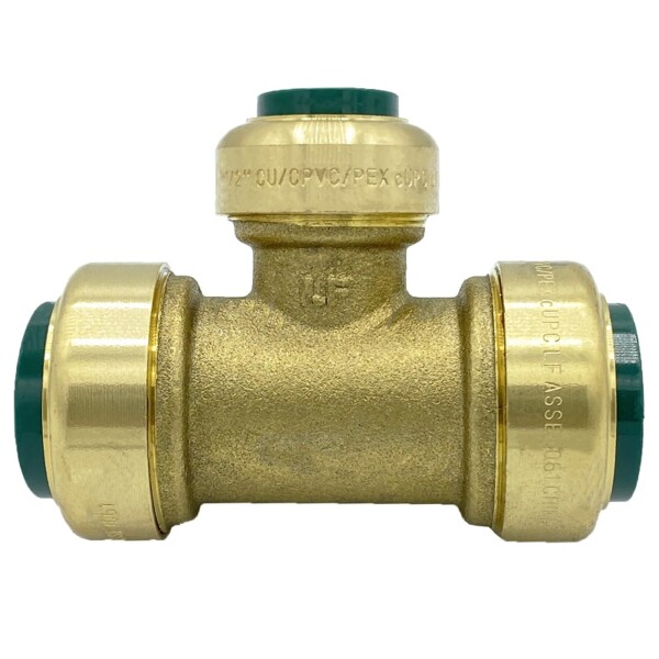The Arrowhead Brass RGT75-RS push-fit straight stop valves are lead-free and made of polished chrome. The RGT75-RS is ¾” x ¾” x ½”.