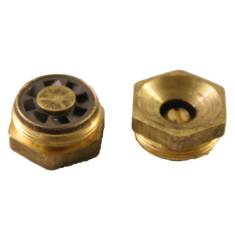 The Champion Irrigation S series brass sprinkler spray nozzles have an adjustable flow and radius for use on all brass and plastic sprinklers.