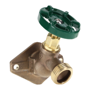 The Arrowhead Brass 355XLF series has a 3/4” Female Iron Pipe Thread x 3/4” Male Hose Thread- XL Flange and are made of heavy-duty lead-free brass and feature an oversized 3-1/4” wide flange