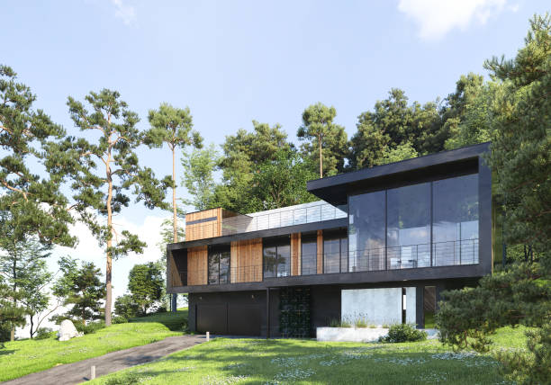 large home with sunroom
