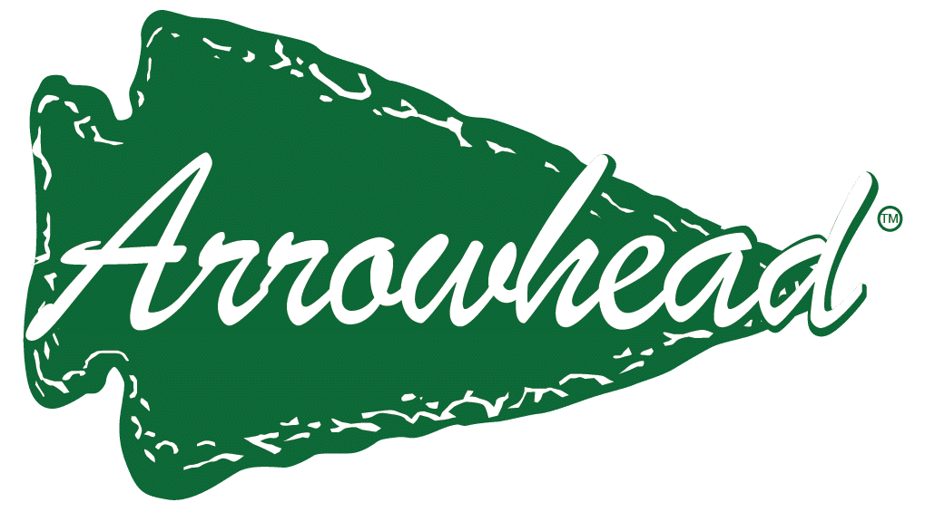 green Arrowhead logo for product catagory