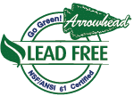 Arrowhead green lead-free logo